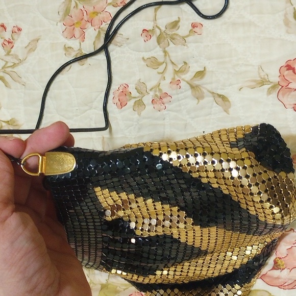 Vintage Brass Mesh Evening Bag - Picture 3 of 5